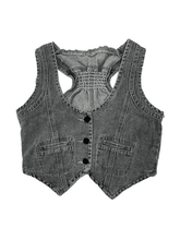 Vintage Y2K Denim Corset Top